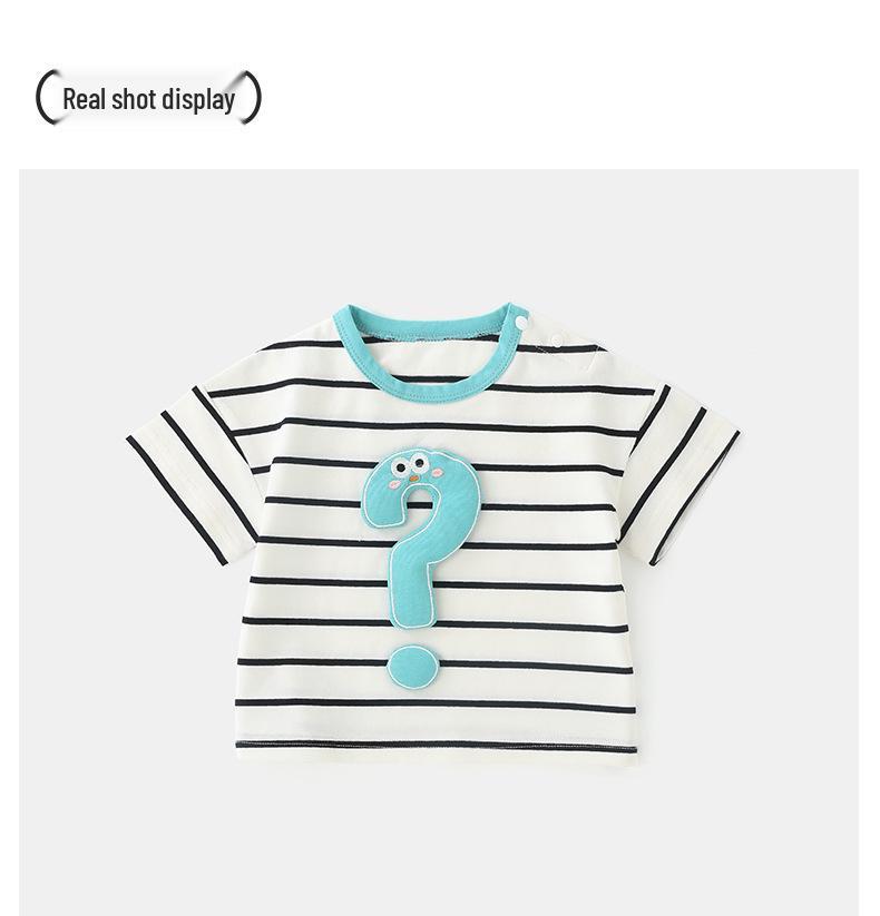 DUUDUU 2025 Summer Korean Style Boys' Short-Sleeved Baby Top & Shorts Set