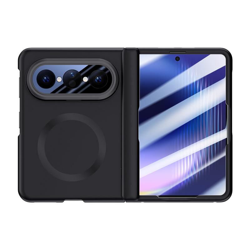 Applicable To Huawei Puraxmax Mobile Phone Case Film Integrated Lens Holder Matte Magnetic Hinge Anti-drop Skin Feeling Men and Women