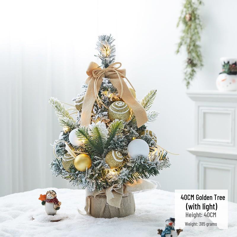 Pink Mini Christmas Tree Ornament - Desktop Simulation Cedar for Home or Window Decoration