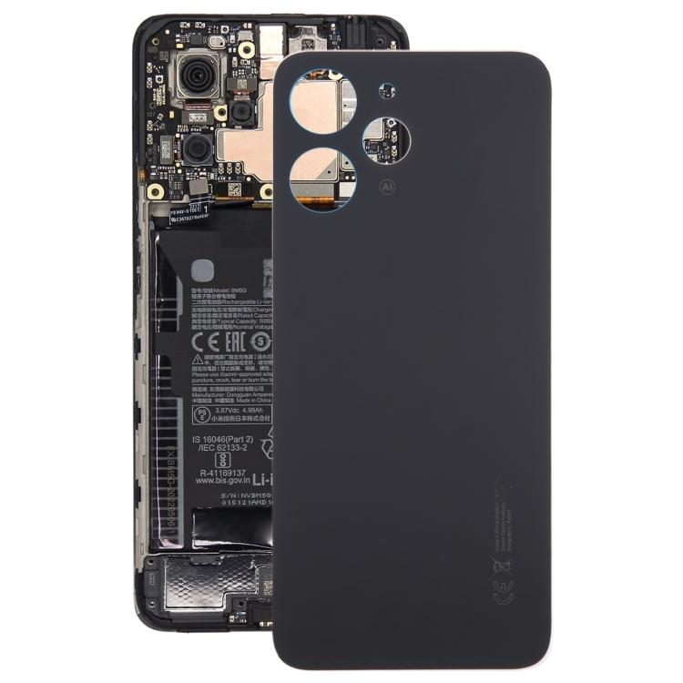 

For Xiaomi Redmi 12 4G OEM Glass Material Battery Back Cover білий