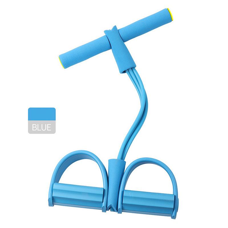 TikTok Moteriškas pilvo pratimo pedalas - Keturių vamzdelių pasipriešinimo juosta atsispaudimams ir kojų traukimui.