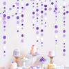 New Paper Circle Garland Banner Round Dots Colorful Colorful Dot Garland Hanging Party Garland Wedding Decorations