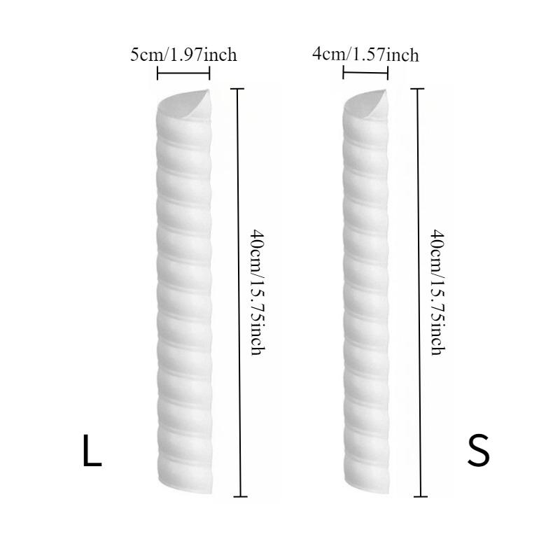 1/2pcs Tree Trunk Protector Plant Bark Growth Sleeve Plastic Telescopic Garden Accessory Prevents Squirrel Bark Gnawing