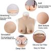 Silicone Breastplate Fake Boobs False Breasts B/C/D/E/G Cup For Breast Forms For Transgender Crossdressers Silicone Filling