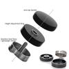 Coffee Distributor, Espresso Distribution Tool/Leveler, 3 Angled Slopes Adjustable Palm Tamper Fits 51/53/58mm Portafilter