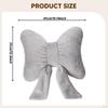 Bow Throw Pillow Couch Cute Versatile Modern Soft Seat Cushion Ornament for Sofa, Bedroom,
