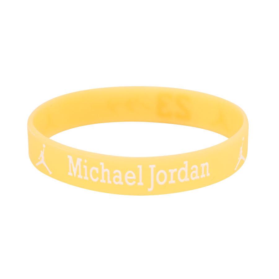Douyin Popular NBA Star Signature Luminous Silicone Sports Bracelet/Wristband