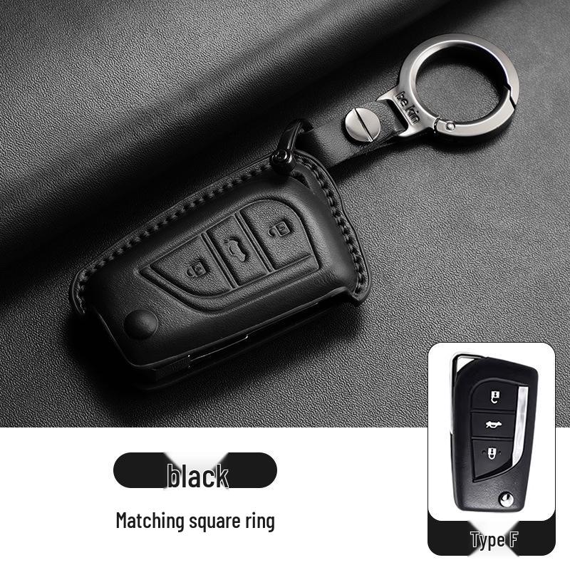 Toyota Wildlander/C-HR/Camry Alcantara Leather 3D Key Case Cover
