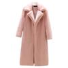 Imitation mink coat women's medium and long autumn and winter imitation mink velvet jacket women's large size thickened jacket loose suit collar