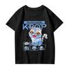 Fashionable Round Neck Short Sleeve Work Clothes Printed Tops For KID Summer Tops
