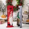 Charming Rudolph Wine Bottle Bags For Christmas Party Decorations In Various Colors