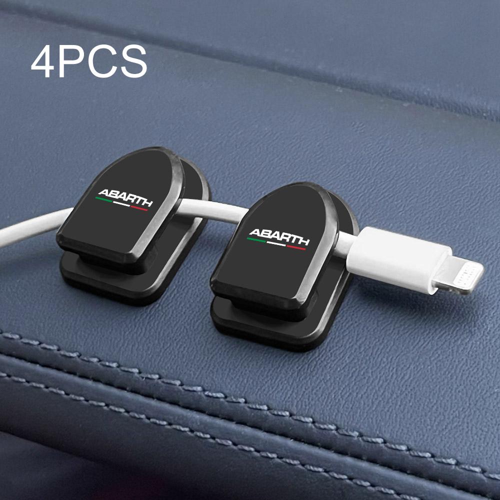 

4PCS Multifunctional Car Mini Sticky Hooks Hanging For Fiat 500 Abarth Panda Tipo Egea Doblo 124 Spider Stilo Car Accessories