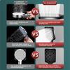 Square Shaped High Pressure Showerhead Large Flow High Pressure & Water Saving Feature Household Bathroom Rain Shower Head