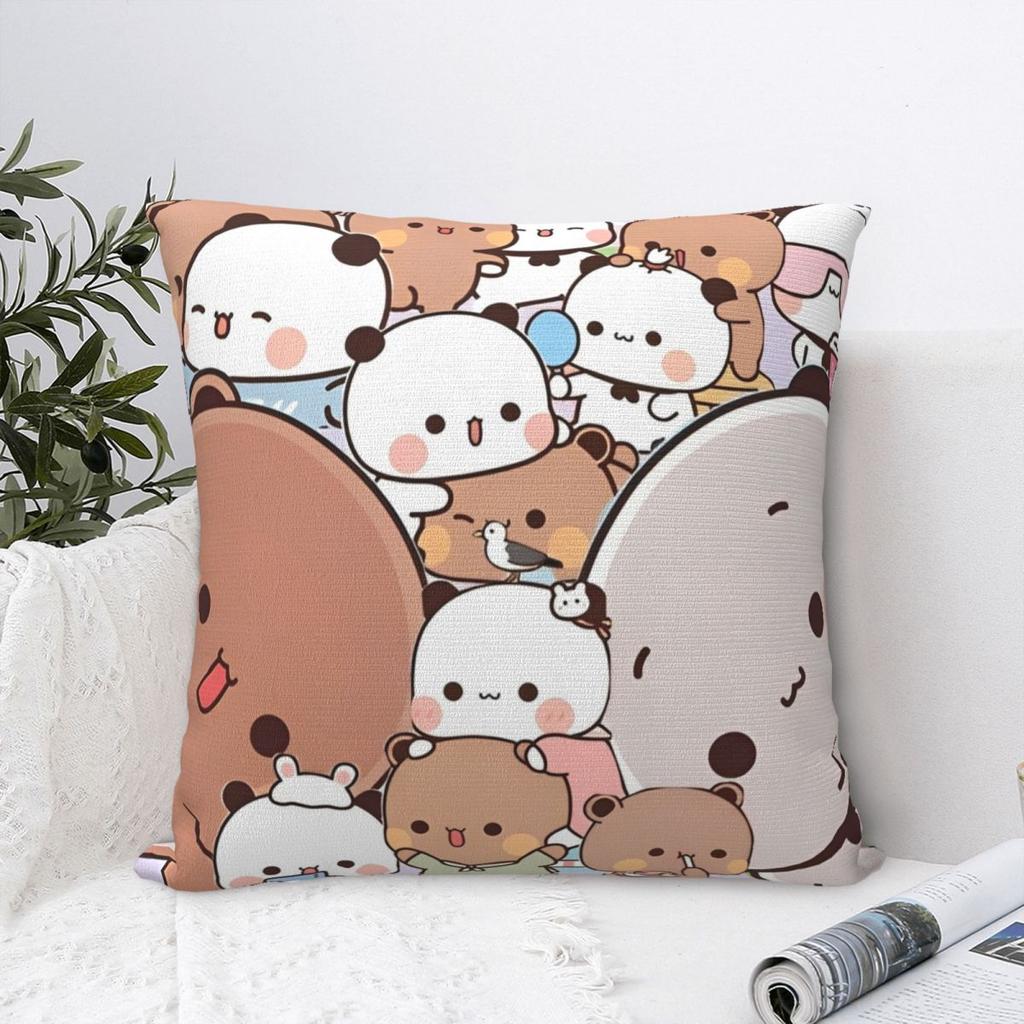 Decorative Pillowcases Bubu Dudu Bear And Panda Merchandise Chair Throw Pillow Case Cover Zippered Multi Size