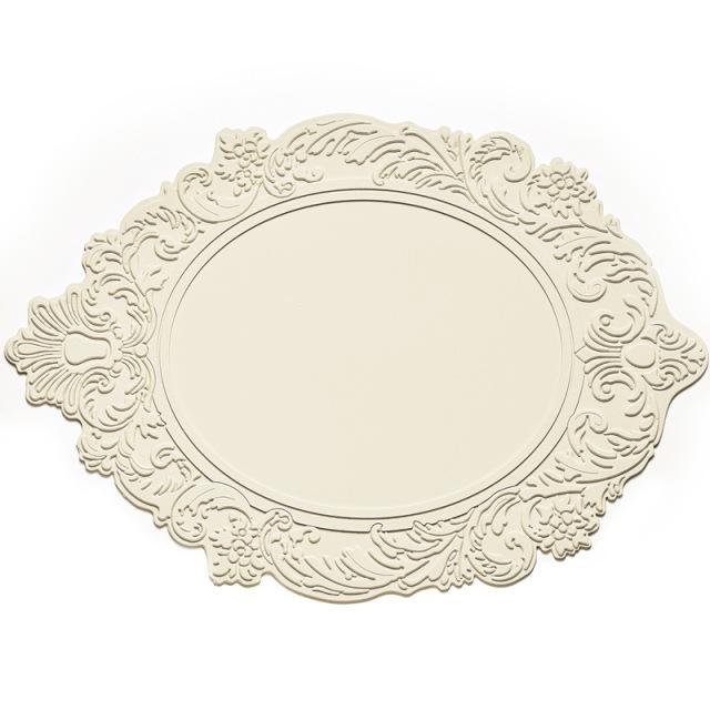 Konco Silicone Placemats for Table Waterproof Non-Slip Tableware Pad Nordic Style Western Tablemat Coaster Decoration Mat