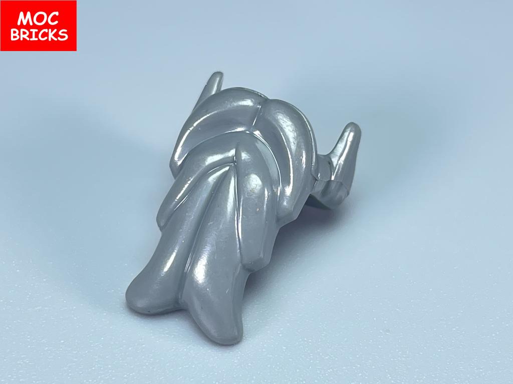 10 peças/lote MOC Tijolos Barba Longa Curta Bigode Gravata Borboleta Modelo Figura de Ação Blocos de Construção Educacionais Brinquedos para Crianças