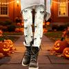 Women's Halloween Printed Stretchy Leggings Pants for Cozy Casual Home Wear