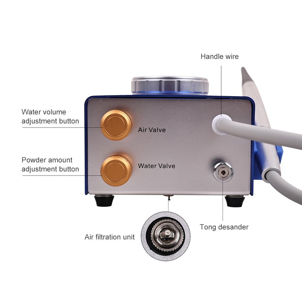 Dental Teeth Sandblasting Machine B2/M4 Air Polisher Flow Air Driven Device Teeth Cleaning Whitening Polishing Dental Equipment