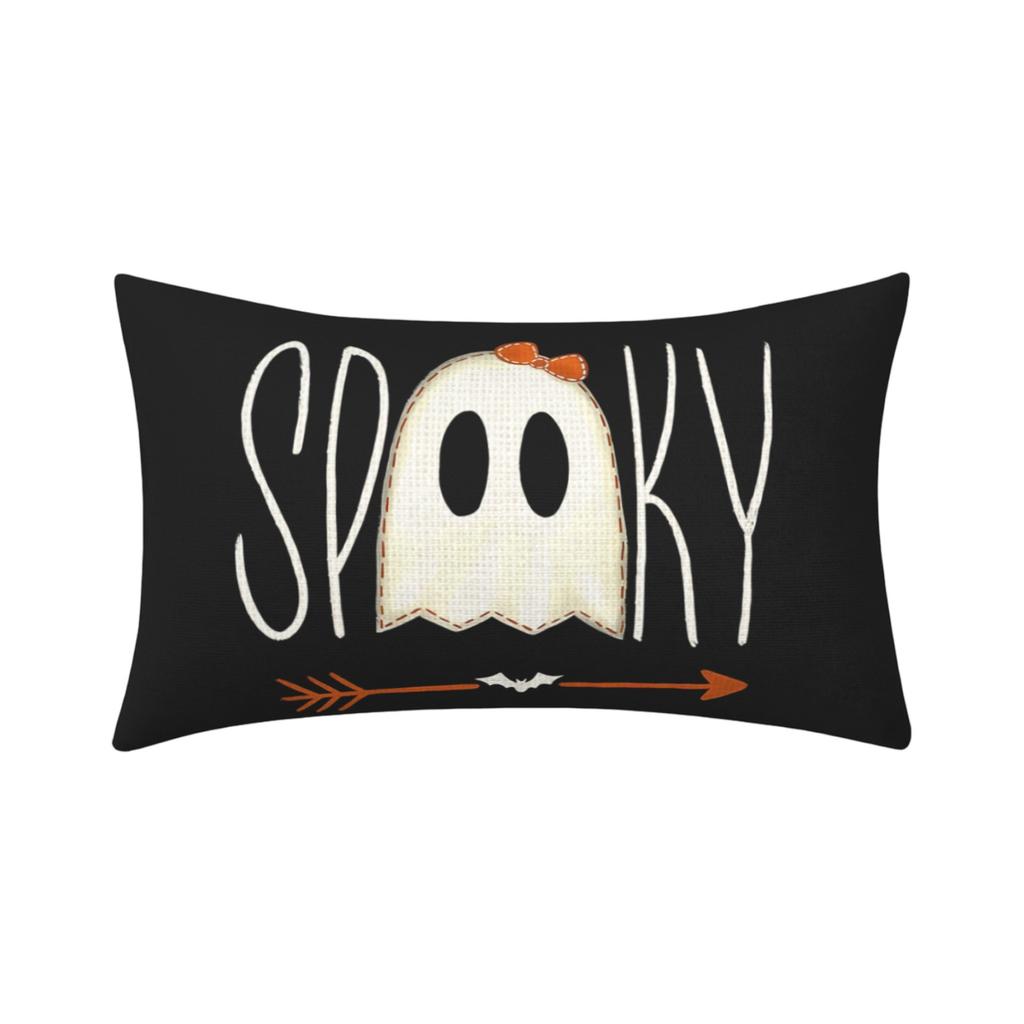 Halloween Festival Decoration Living Room Sofa Cushion Pillow Cover Offices Waist Pillow Cover (excluding Core)