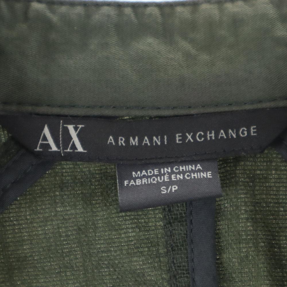 ARMANI EXCHANGE Cotton jacket S khaki Two-tone color Women Used
