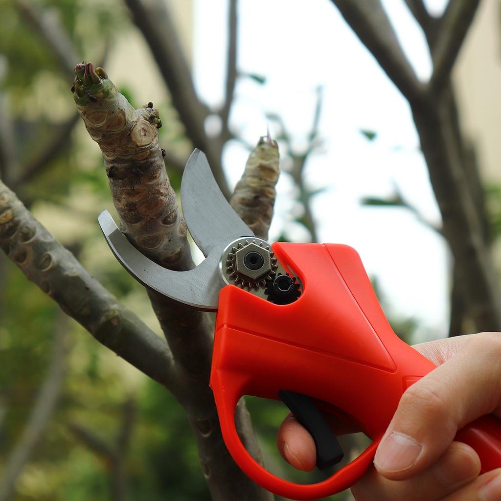 25mm 36V Cordless Electric Branch Scissor Pruning Shear Pruner Ratchet w/Battery