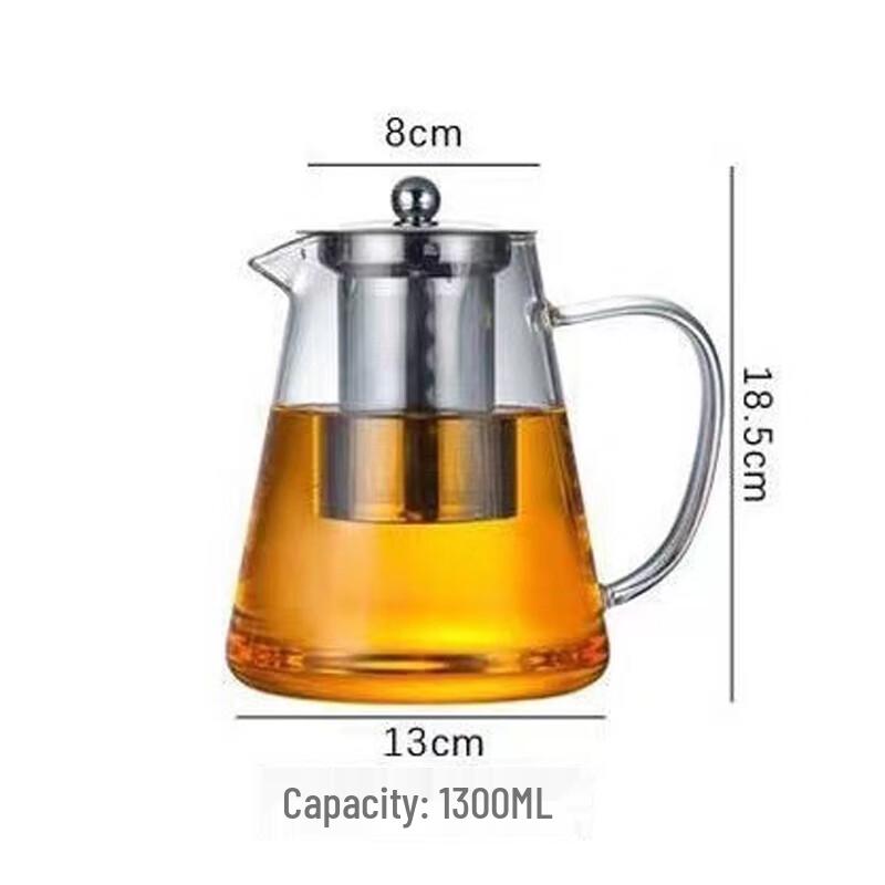 Changbaosen Glass Teapot with Stainless Steel Filter