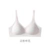 Small Broken Flowers, Less Nudity, No Traces, Gathered Jelly Glue Soft Support, Beautiful Back, No Steel Ring Bra Bra