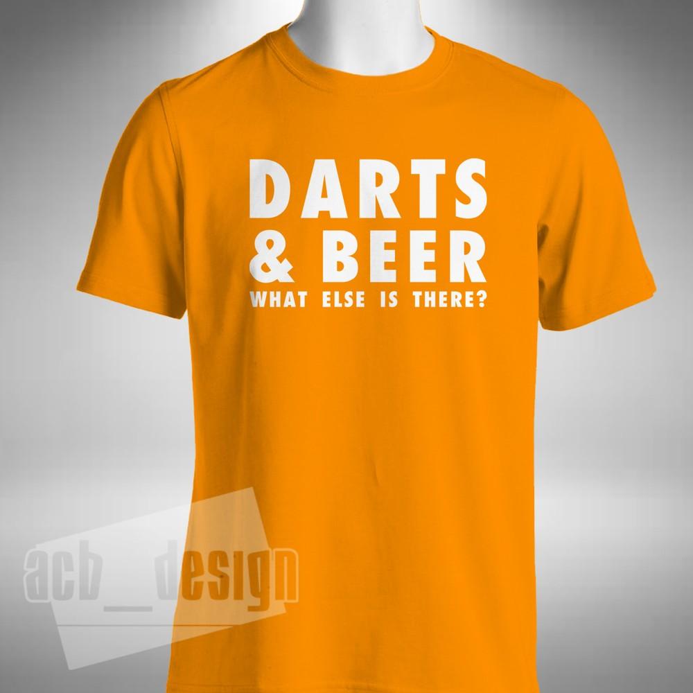 

Darts and Beer Men s T-Shirt Funny Taylor Van Gerwen Anderson Wright Lewis Wade 3XL