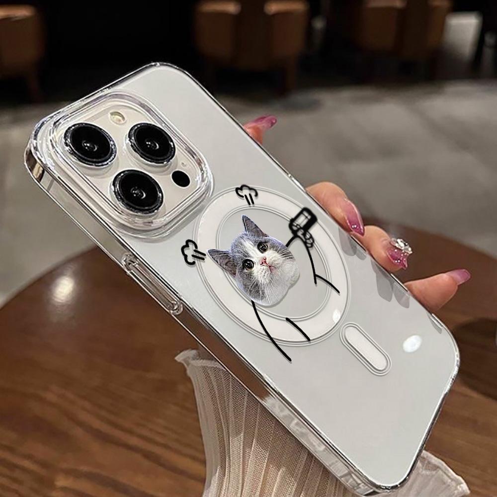 Magnetic Phone Case for iPhone 12 14 16 17 Pro 17 16 15 14 13 12 Pro Max  12 13 14 15  16 High Quality Shockproof Shell Full Protection Cute Style