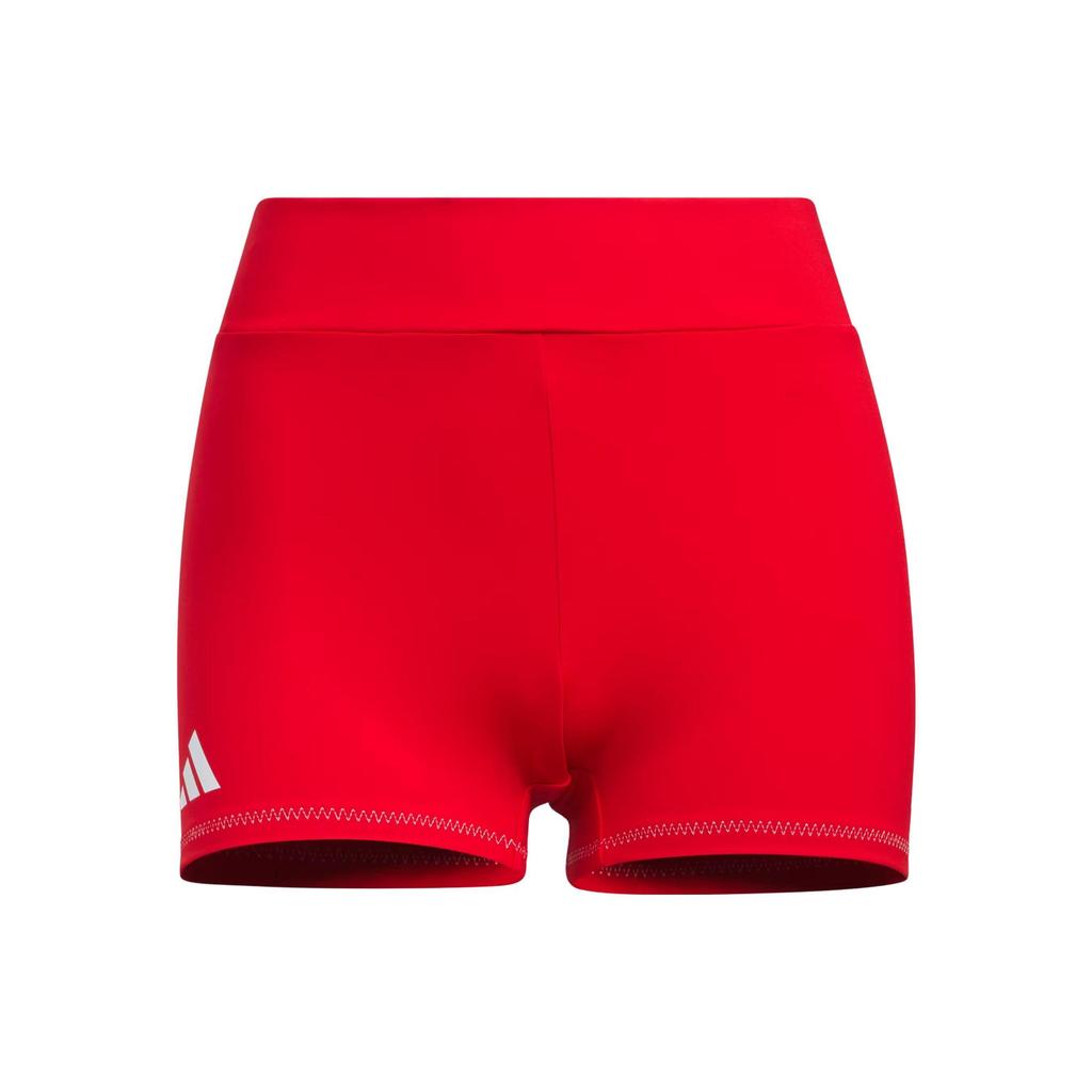 adidas Teniso suknelė su prancūzišku spalvų blokų logotipu ir įmontuota liemenėle bei šortais moterims Suknelė šviesiai raudonai-bordo spalvos IV7576