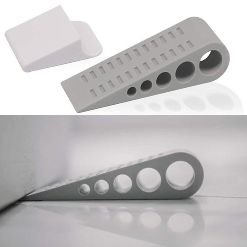3Pcs Nonslip Door Stop Silicone Door Wedge Anticollision Door Stoppers Door Rear Retainers Block Wedge Doorstops