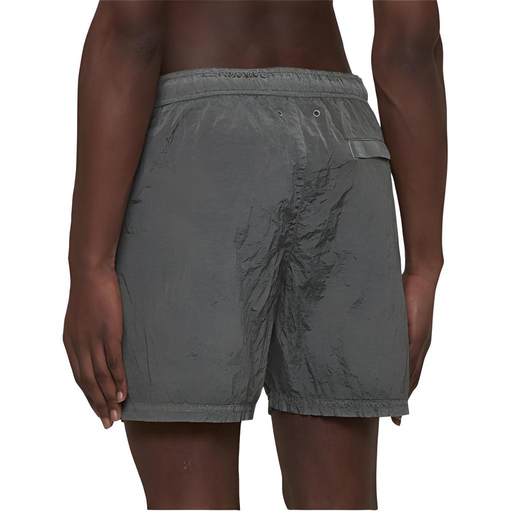 STONE ISLAND Logo Regular Fit Bequeme Lässige Badeshorts Herren Badeshorts Militärgrün K1S15B1000-09S0043-V0054