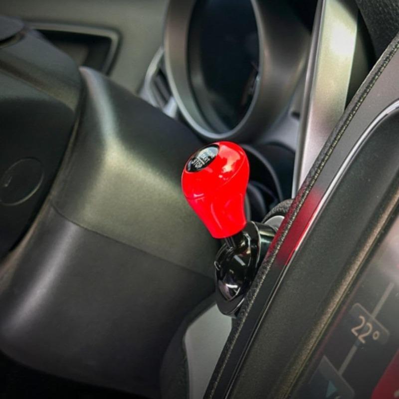 Car One Touch Start Button with Push To Start Rocker Lever Retro Joystick Decoration Automotive Interior Accessories Gift