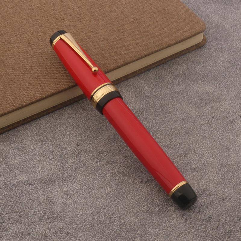 Metal X550 Fountain Pen Calligraphy green Golden 35MM Nib Business Office School Supplies Writing Pens