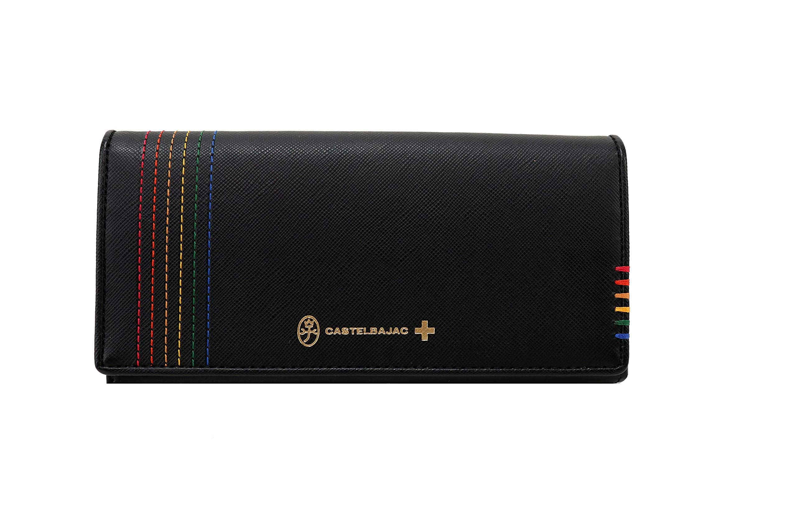 CASTELBAJAC Длинный кошелек, нагрудный, кожа коровья, мужской и женский, 27604 (черный)