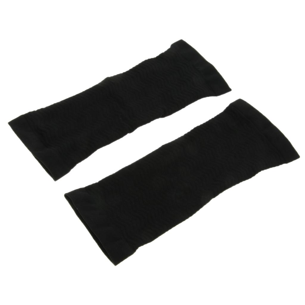 2 Pairs of Shaper Sleeves for Fat Loss, Upper Arm Wrap Bands -