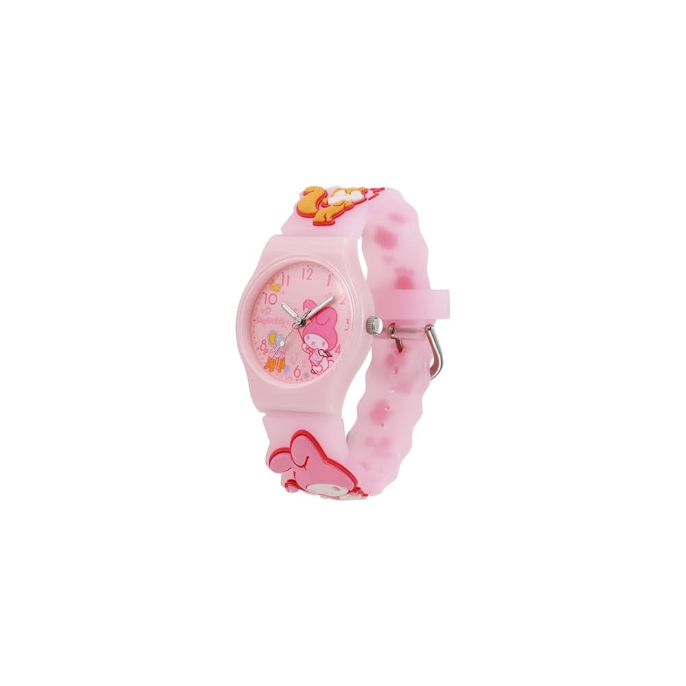 Sanrio Kids Quartz Watch Lightweight Cartoon Simple Design Unisex Pink