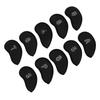 10 PCS Golf Club Head Covers Golf Iron Pole Net Cover Club Protective Head Covers with Numbers Black