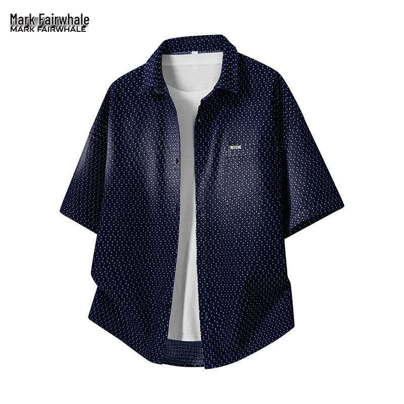 Mark Fairwhale Men's Short Sleeve Casual Shirt