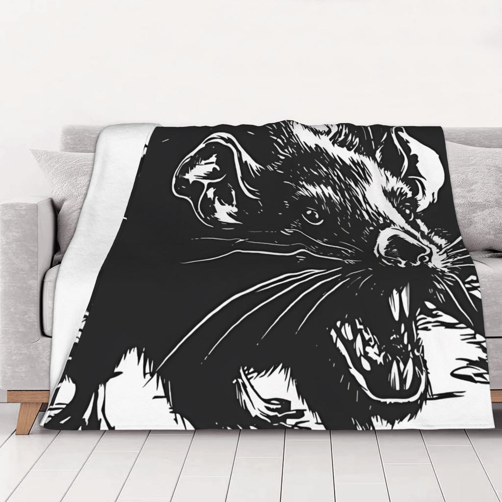 1PC home Cutecore Black Death European Tour Black Death Blanket Super Cosy Plush Home Living Room Sofa halloween