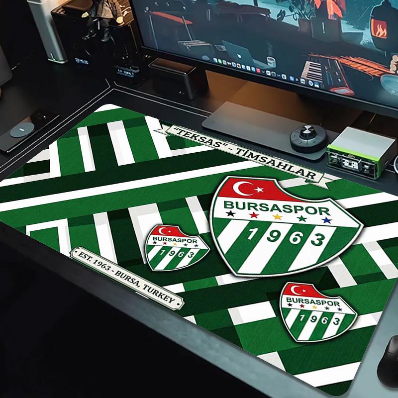 BURSASPOR Color Mouse Pad Large Gaming Table Cushion Non-slip Laptop Tablet Big Mousepad XXL Mat Mini PC Playmat With Lock edge