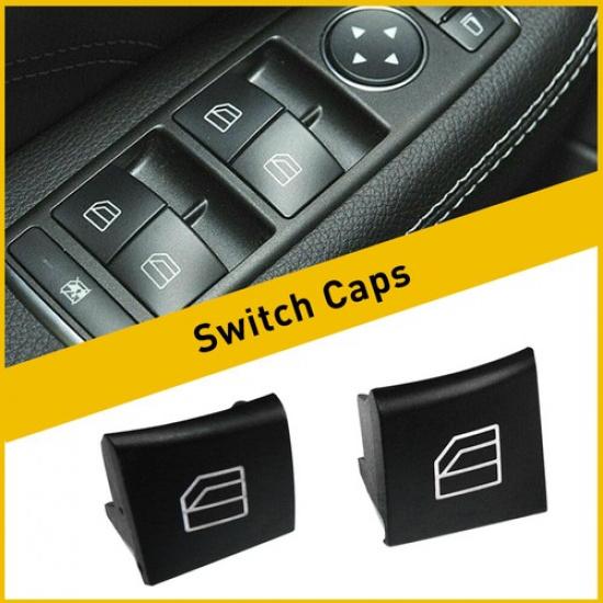 

2X Driver Window Switch Repair Button Cap For Mercedes ML GL W164 W251 X164 EOA
