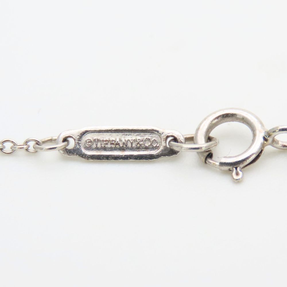Used TIFFANY&Co. Necklace Return to heart tag K18 white gold/diamond 4.8g Accessories