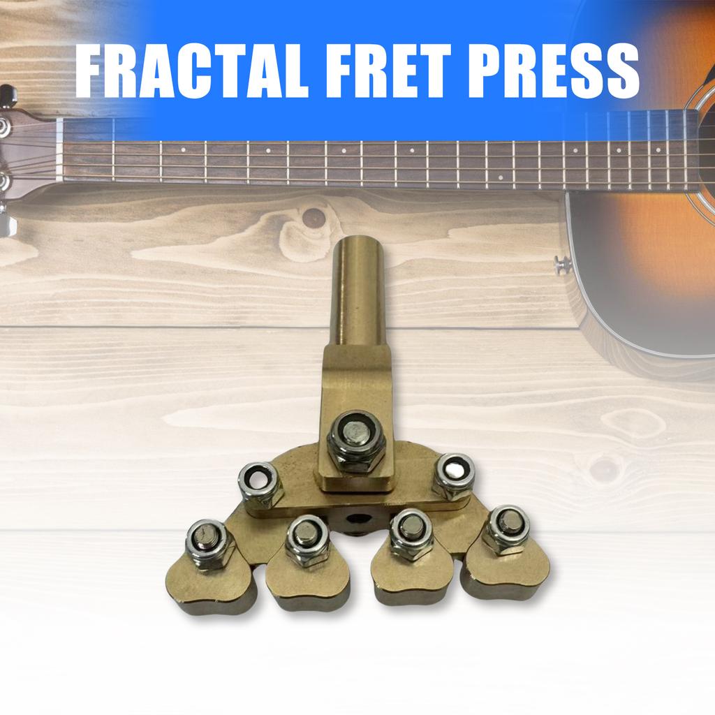 Guitar Fractal Fret Press Acoustic Electric Instruments Fret Press Repair Tool Guitar Thread Installation Pressure Head