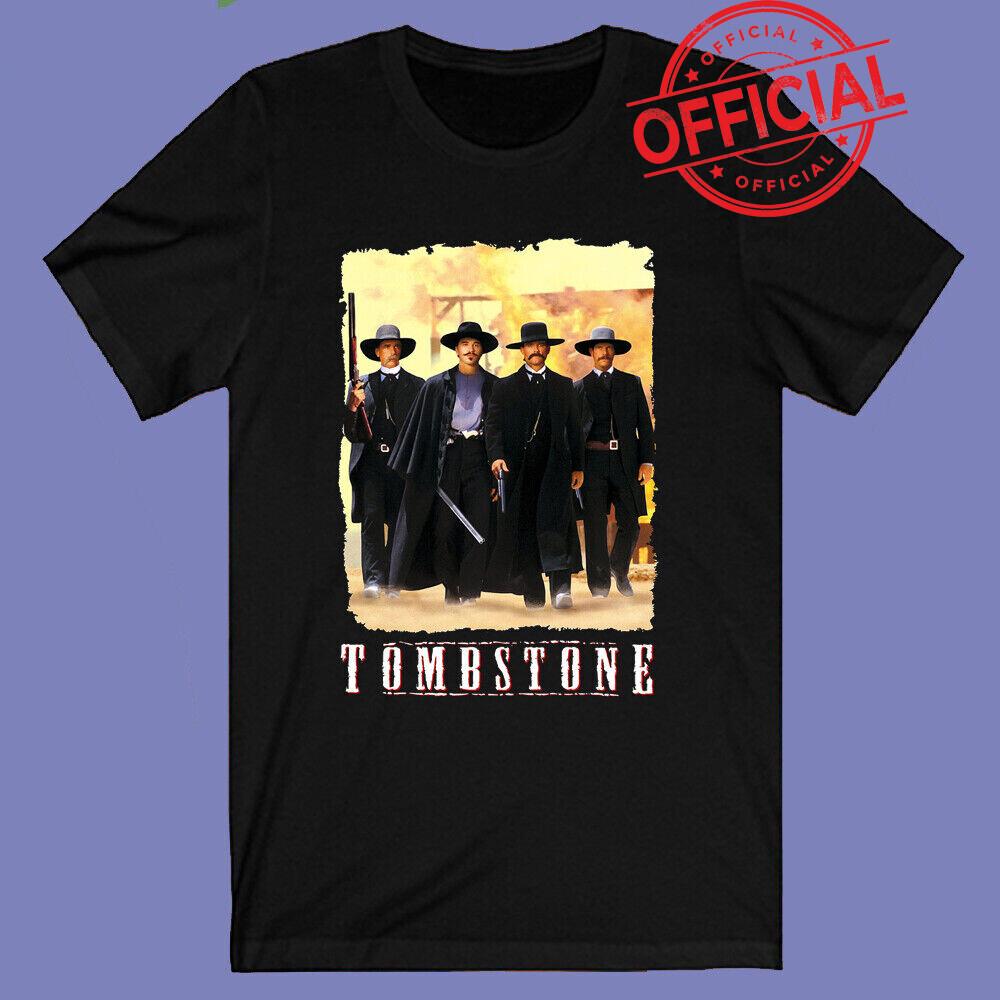 Tombstone Movie Huckleberry Logo Men s Black T-shirt Unisex T-Shirt XXXXL