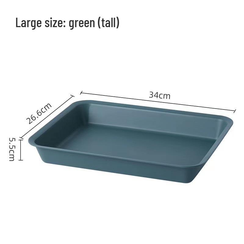 Rectangular Ins Style Plastic Tray for Tea, Water, and Fruit Cups