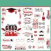 Theme Season Graduation Bachelor Hat Pattern Handheld Photo Frame Photo Prop