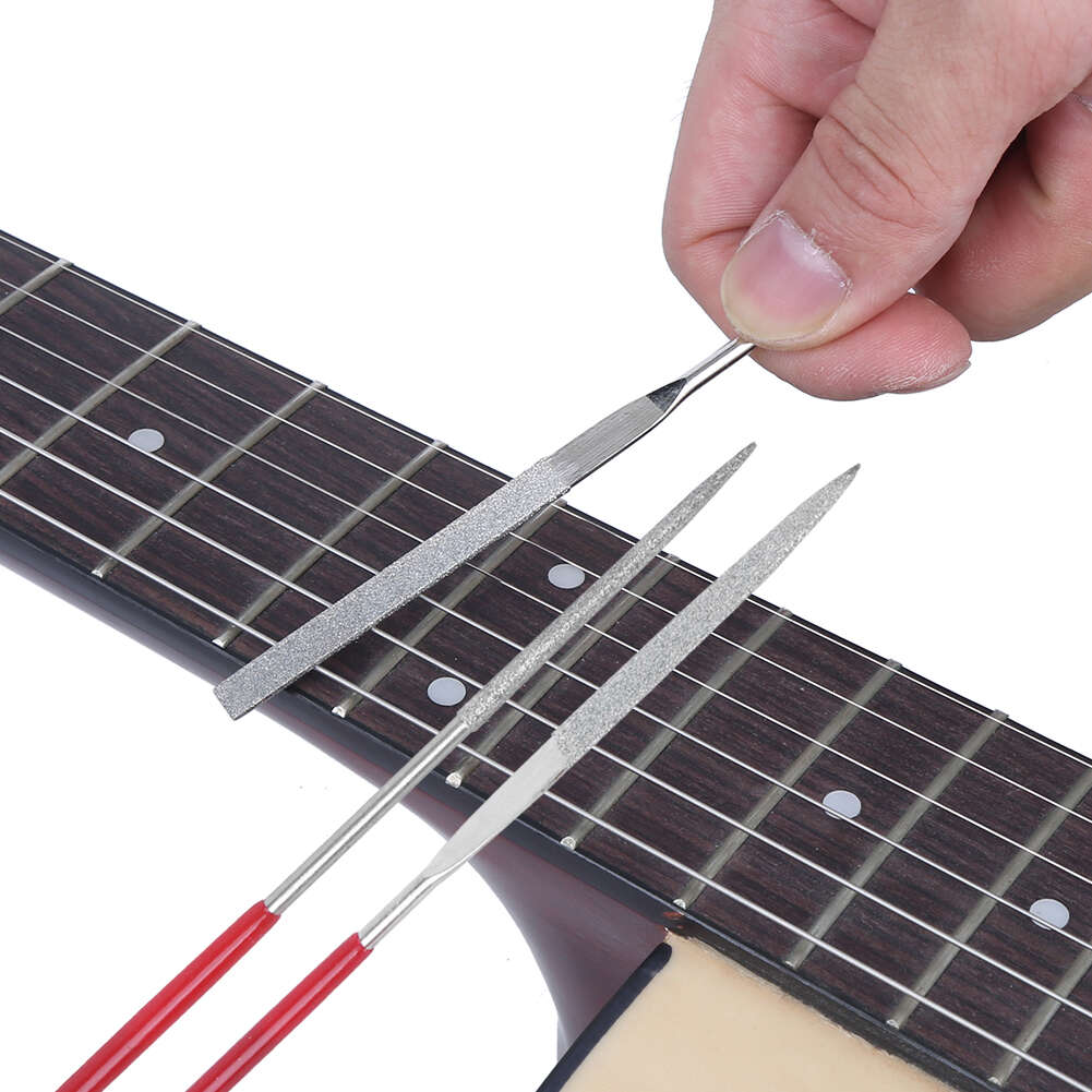

2 комплекта алмазных игольчатых напильников для гитары DIY гайка седло шлифовальный аксессуар для музыкальных инструментов