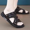 Sandals men's summer wear non-slip and wear-resistant driving to work sandals Vietnam sports outdoor two wear beach slippers