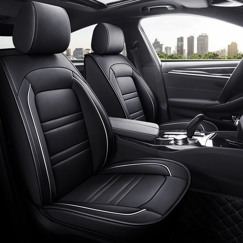 Compatible with 2013, 2015, 2016 Buick Excelle Leather Car Seat Cover, All-Season, Full Coverage